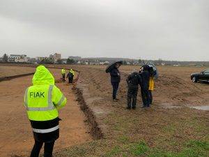 Der Hessische Rundfunk ist da zum Interview mit Bürgermeister Schejna und Team FIAK , 4. Januar 2022