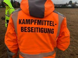 Kampfmitteluntersuchungen im Baugebiet "Südlich der Adolf-Reichwein-Straße" am 04.11.2021