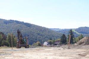 Baugebiet Weilrod, Erschließungsarbeiten im Baugebiet, September 2021