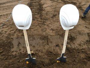 Spatenstich im Baugebiet "Südlich der Adolf-Reichwein-Straße" Rodenbach am 26.01.2022