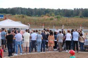 Großer Spatenstich am Baugebiet "Südlich der Adolf-Reichwein-Straße" am 31.08.2022