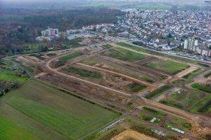 Das Baugebiet Rodenbach, "Südlich der Adolf-Reichwein-Straße", 04.12.2022, Foto: CopterCam AG