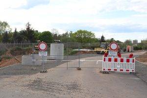 Unterwegs im Baugebiet Rodenbach, April 2023