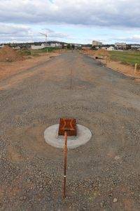 Unterwegs im Baugebiet Rodenbach, April 2023