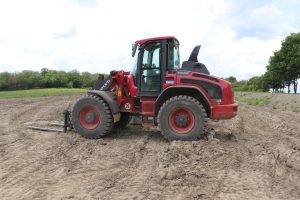 Erschließungsarbeiten im Baugebiet, 2021