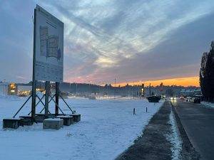 Rodenbacher Baugebiet im Schnee, Januar 2024
